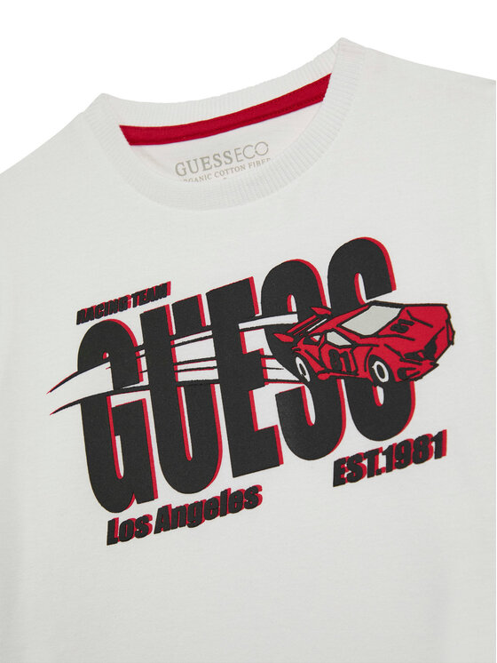 Guess Guess Camiseta N6RI00 K8HM4 Blanco Regular Fit