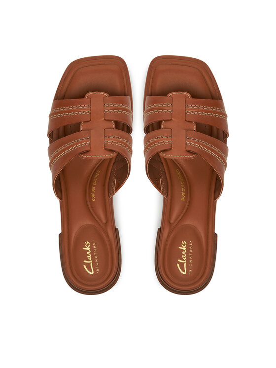 Clarks Шльопанці Clarks Ariany Mule 26181239 Коричневий
