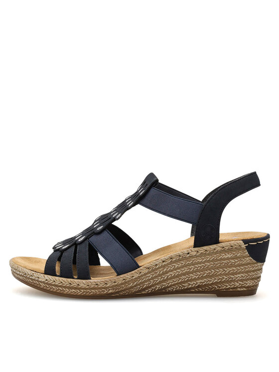 Rieker Sandale Rieker 62436-14 Tamnoplava