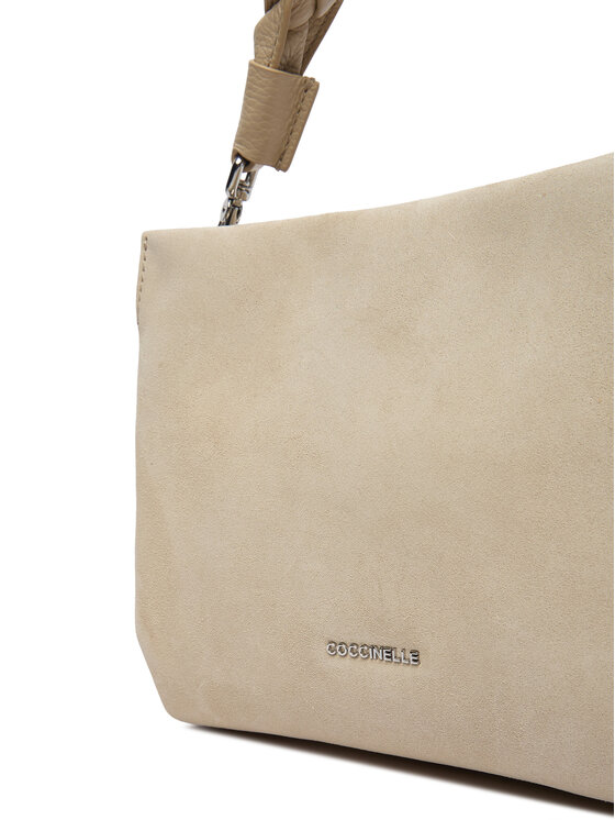 Coccinelle Дамска чанта Coccinelle P6P Boheme Suede Bimaterial E1 P6P 58 01 01 Кафяв
