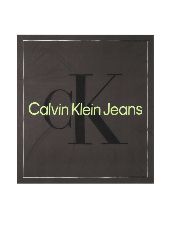 Calvin Klein Chusta Calvin Klein Monologo K60K611981 Brązowy