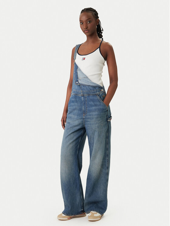 Tommy Jeans Tommy Jeans Top DW0DW22261 Blanco Slim Fit