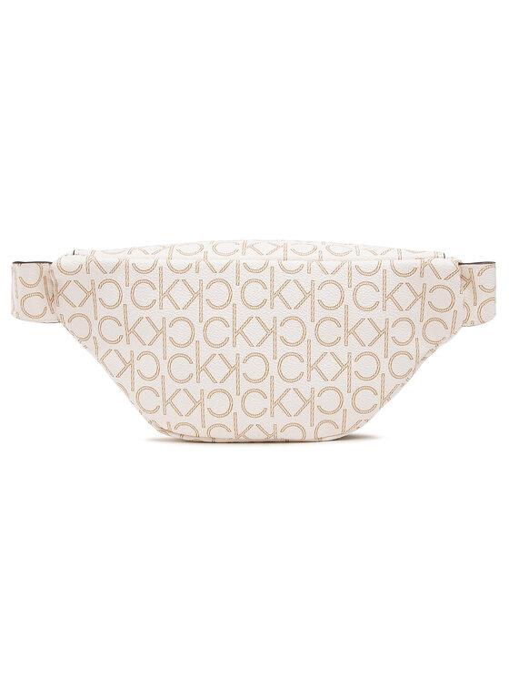 Calvin Klein Torbica oko struka﻿ Calvin Klein Waistbag Monogram K60K608139 Bijela