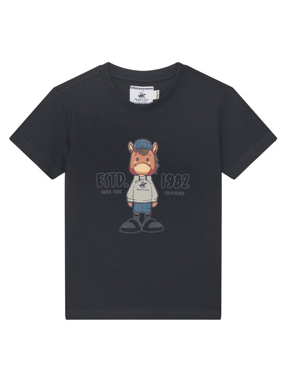 Beverly Hills Polo Club Beverly Hills Polo Club Футболка P-SS26B-TS0135 Cиній Regular Fit