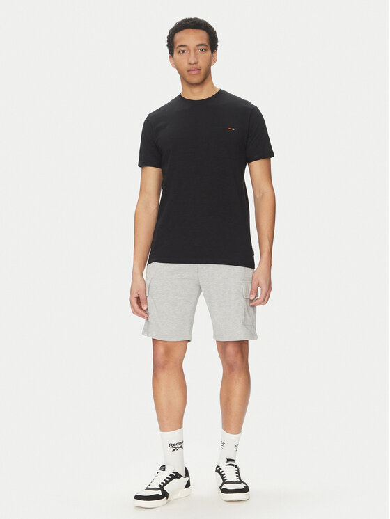 INDICODE INDICODE Футболка Inandorra 41-104 Чорний Regular Fit