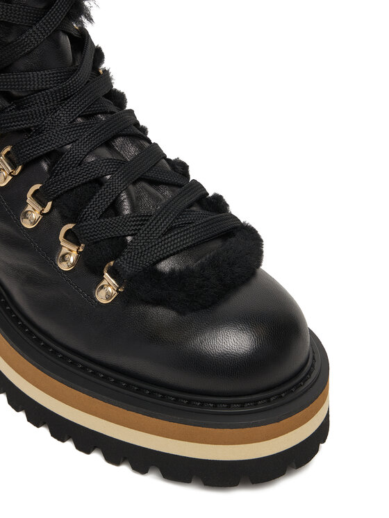 Bogner Šnurovacia obuv Bogner Saas Fee 1 A 22544153 Čierna