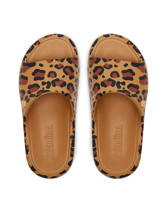Melissa Шльопанці Melissa Mini Melissa Free Print Slide Inf 35936 Коричневий
