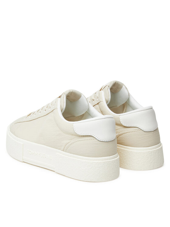 Tommy Jeans Snīkeri Tommy Jeans Tjw Flatform Sneaker EN0EN02819 Bēšs