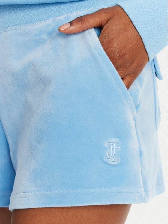 Juicy Couture Juicy Couture Спортивні шорти Eve JCBHS224801 Голубий Regular Fit