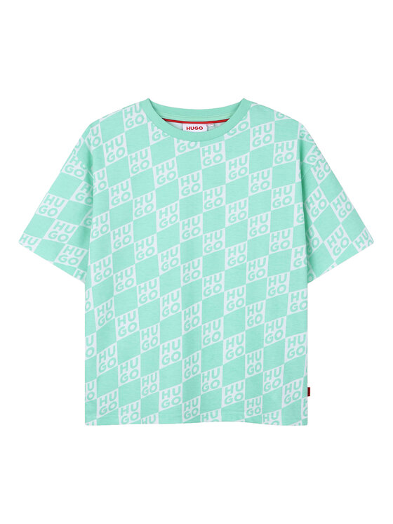 HUGO HUGO Camiseta G01022 D Verde Loose Fit