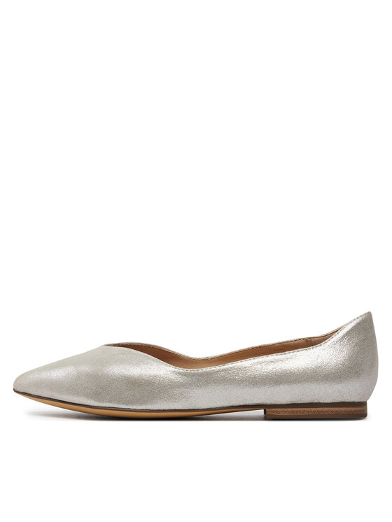 Caprice Balerinke Caprice 9-22110-42 Srebrna