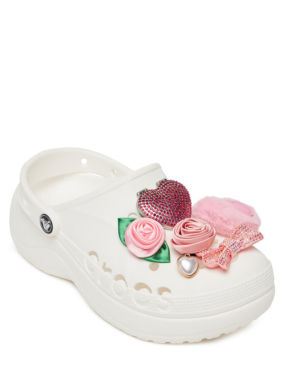 Crocs Прикраса для взуття Crocs PROM 5 PACK 10015054 Рожевий