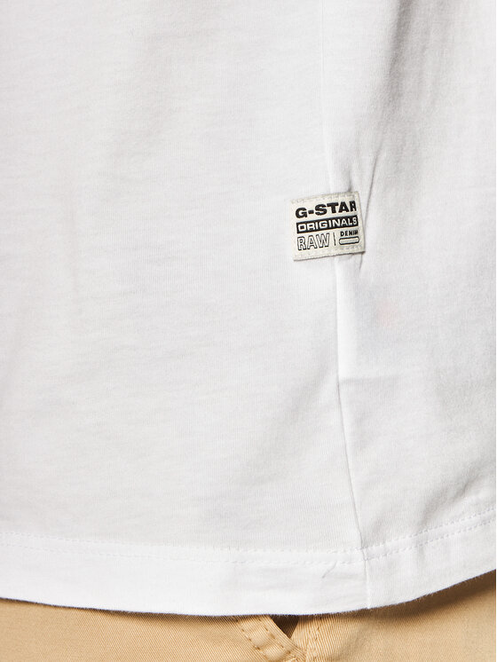 G-Star Raw G-Star Raw T-Shirt Base-S D16411-336-110 Λευκό Regular Fit