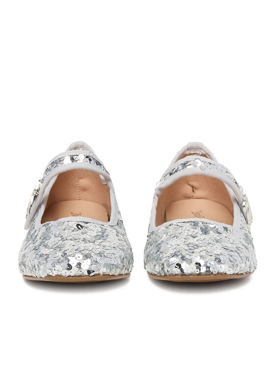 Juicy Couture Baleríny Juicy Couture CEO-CM250112-1 Strieborná