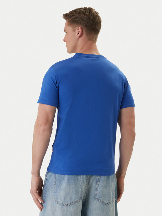 Guess Guess Majica F6GI01 J1314 Modra Slim Fit