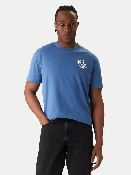 Karl Lagerfeld Jeans Karl Lagerfeld Jeans Camiseta A2M17072 Azul Regular Fit