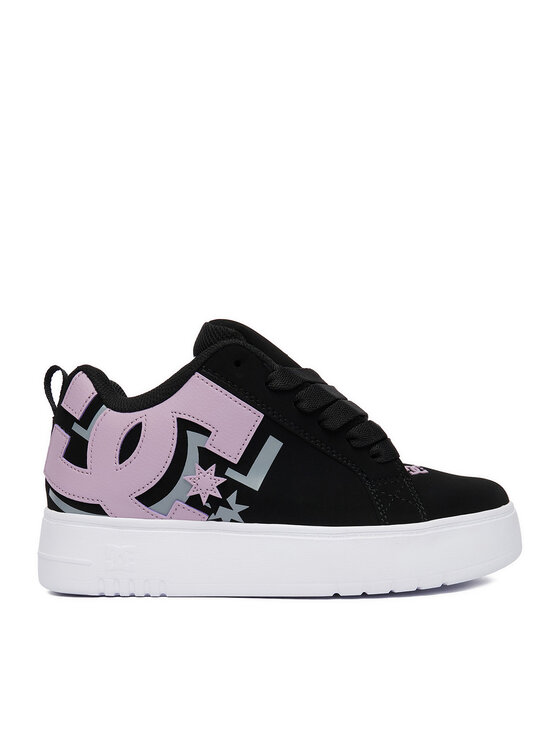 DC Shoes Снікерcи DC Shoes EO-COURT GRAFFIK PLATFORM DC02422003 Чорний