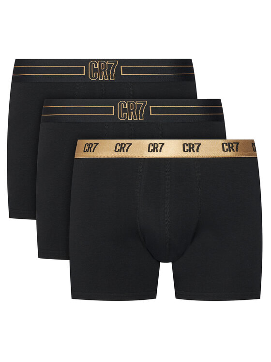 Cristiano Ronaldo CR7 Cristiano Ronaldo CR7 Conjunto de calzoncillos boxer 8100-49 Negro
