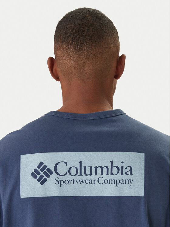 Columbia Columbia Camiseta CSC™ Heavyweight Iconic 2155061 Azul Relaxed Fit