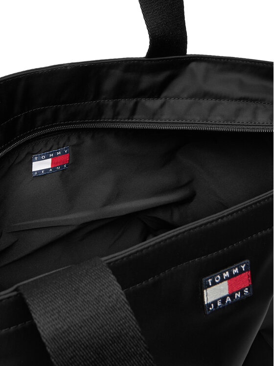 Tommy Jeans Torbica Tommy Jeans Ess Daily Tote AW0AW17891 Črna