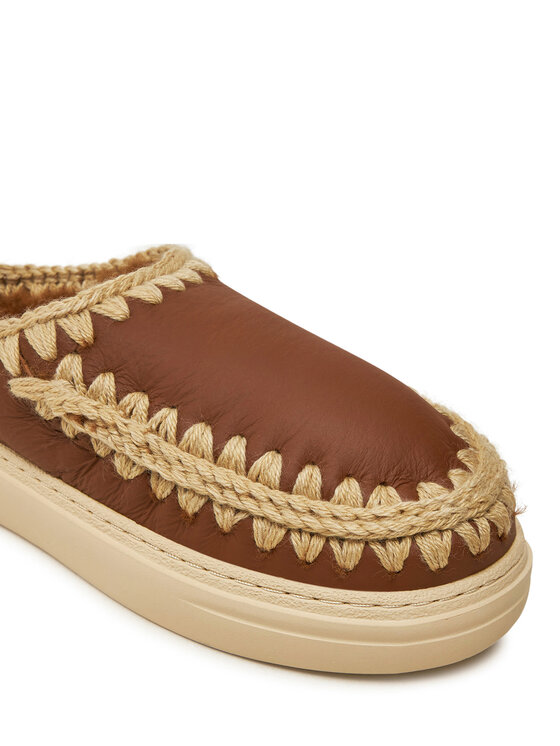 Mou Naminės šlepetės Mou Eskimo Bold Clog FW411010B Ruda