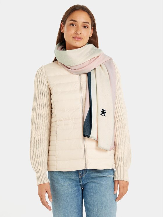 Tommy Hilfiger Šalle Tommy Hilfiger Th Iconic Scarf AW0AW15094 Rozā