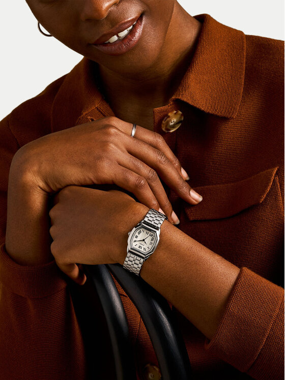 Fossil Hodinky Fossil Harlow ES5363 Strieborná