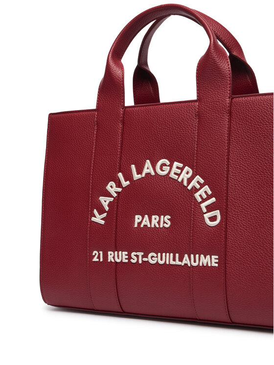 KARL LAGERFELD Torbica KARL LAGERFELD B1W30041 Tamnocrvena