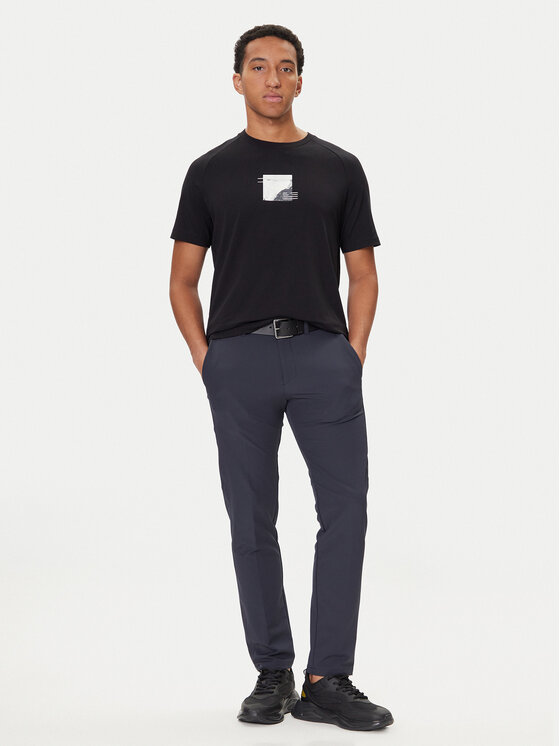 BOSS BOSS Camiseta Stripe Zone 50548093 Negro Relaxed Fit