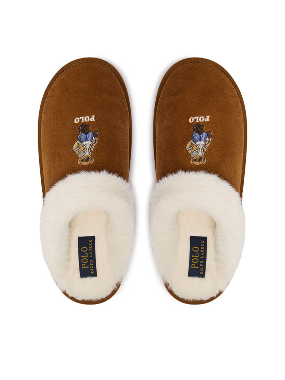 Polo Ralph Lauren Pantofole Polo Ralph Lauren 842P24250002 Marrone