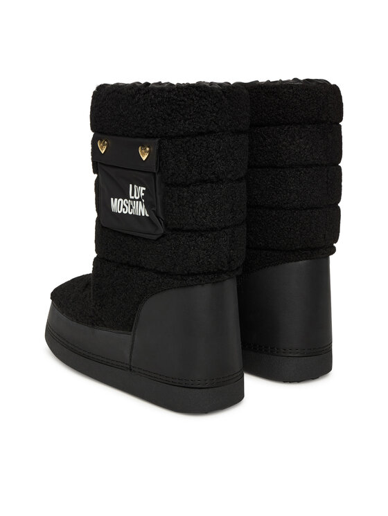 LOVE MOSCHINO Sniega zābaki LOVE MOSCHINO JA24452G0NISM00A Melns