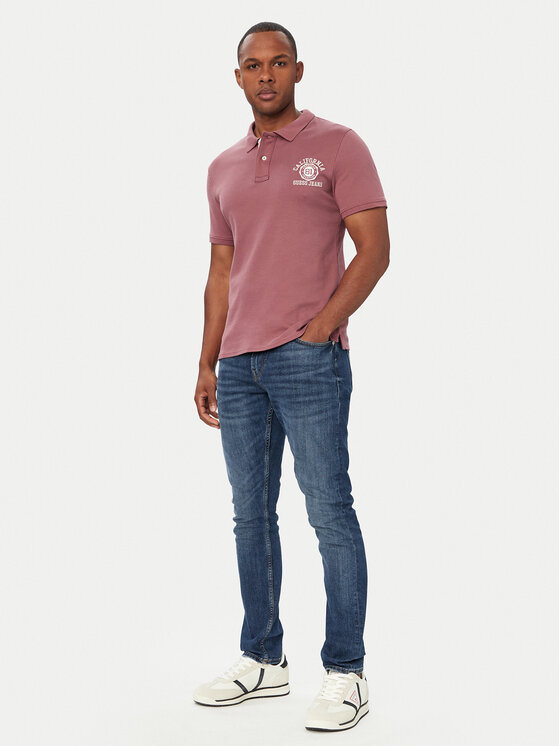 Guess Jeans Guess Jeans Поло M6YP05 K3978 Фіолетовий Regular Fit