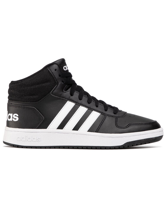 adidas Αθλητικά adidas Hoops 2.0 Mid BB7207 Μαύρο