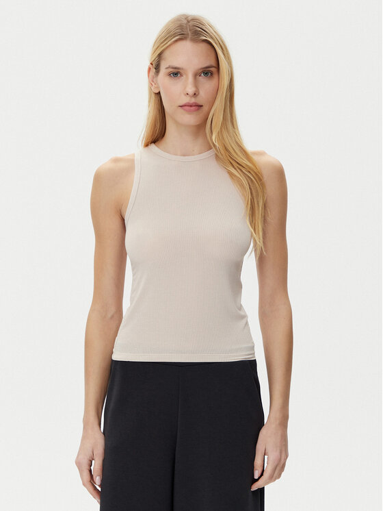 BOSS BOSS Топ Flow 50535807 Бежевий Slim Fit