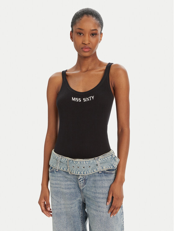 Miss Sixty Miss Sixty Top 6L2RJ3580000 Negro Slim Fit