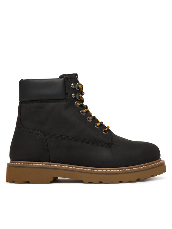 Tommy Jeans Auliniai batai Tommy Jeans Archive '01 Boot High Lth Wpm EM0EM01757 Juoda