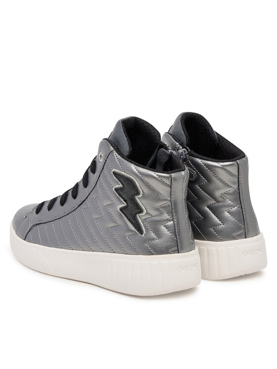 Geox Laisvalaikio batai Geox J Mikiroshi J56DVE 000NF C1009 D Sidabrinė