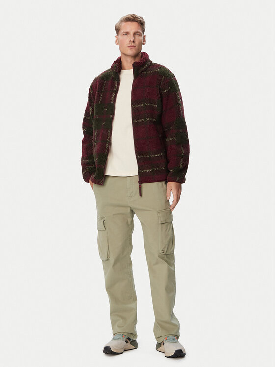 Hunter Hunter Демісезонна куртка HARM0015262 Бордовий Regular Fit
