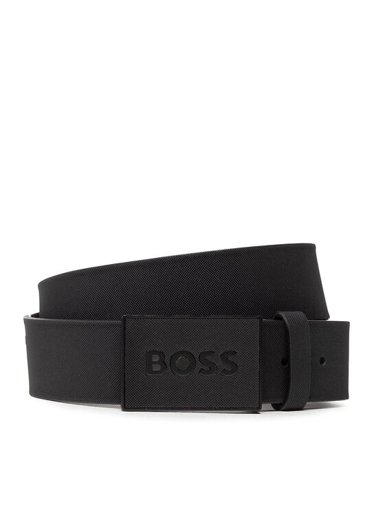 BOSS Чоловічий ремінь Boss Icon-S1 50471333 Чорний
