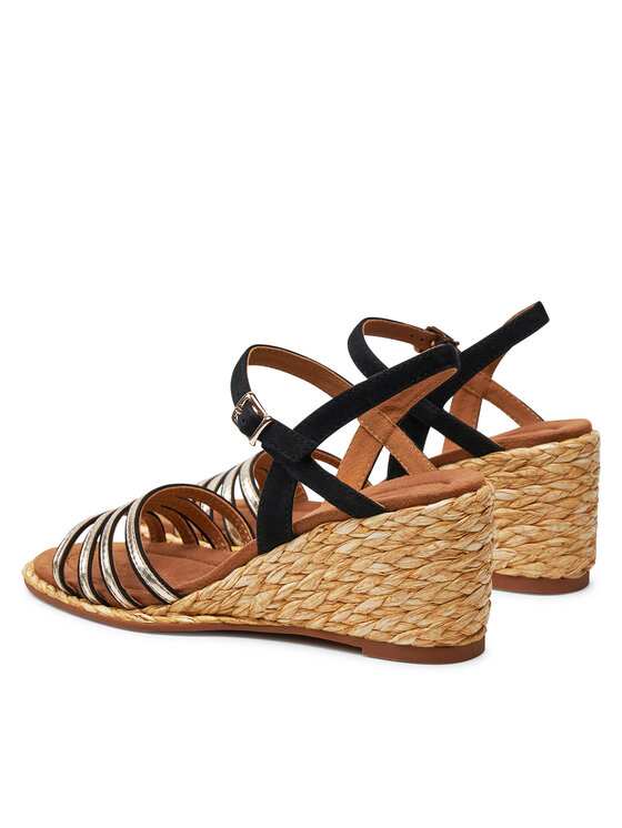 Caprice Espadrile Caprice 9-28305-42 Črna