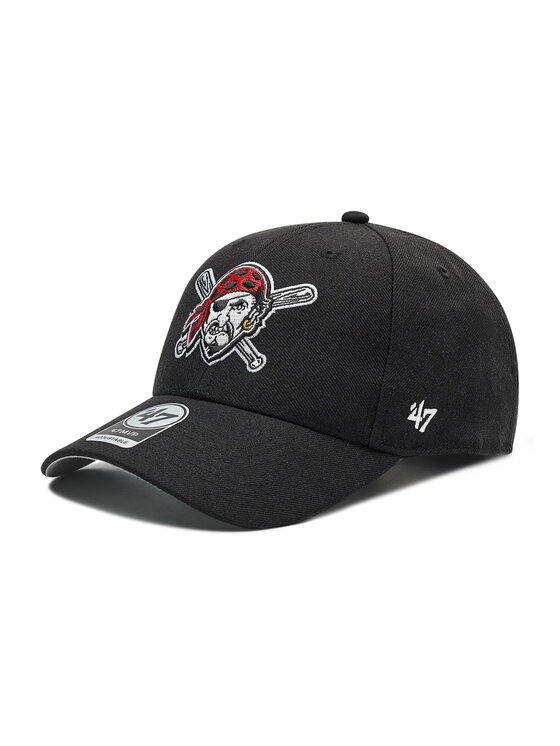 47 Brand Kapa s šiltom 47 Brand MLB Pittsburgh Pirates B-MVP20WBV-BKO Črna
