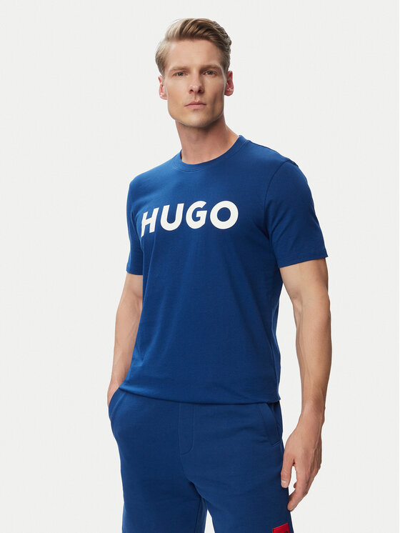 HUGO HUGO Футболка Dulivio 50467556 Голубий Regular Fit