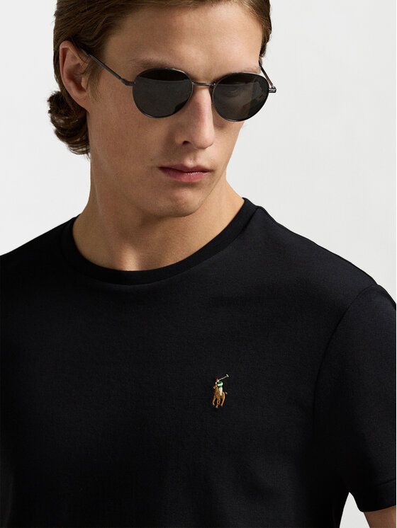 Polo Ralph Lauren Polo Ralph Lauren Футболка 710740727 Чорний Slim Fit