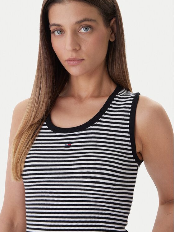 Tommy Jeans Tommy Jeans Top Essential DW0DW20673 Negro Regular Fit