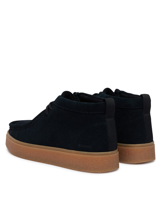Clarks Šnurovacia obuv Clarks Boxbee WallaBT 26328017 Čierna