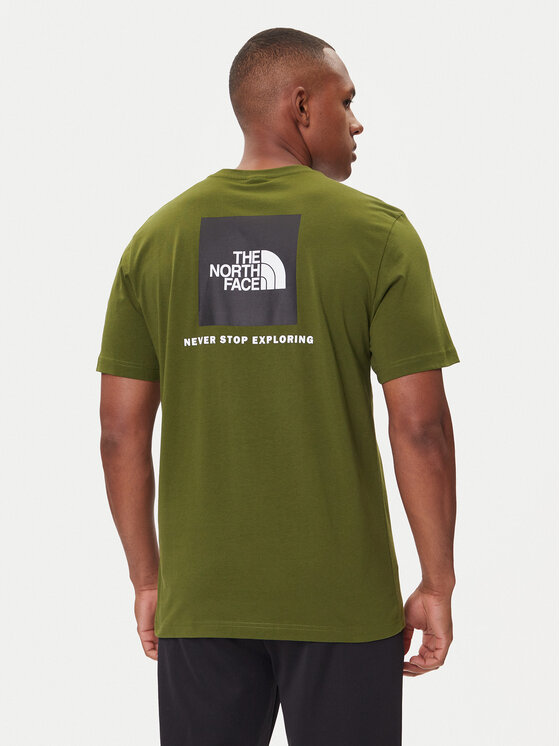 The North Face The North Face Camiseta Redbox NF0A87NP Verde Regular Fit
