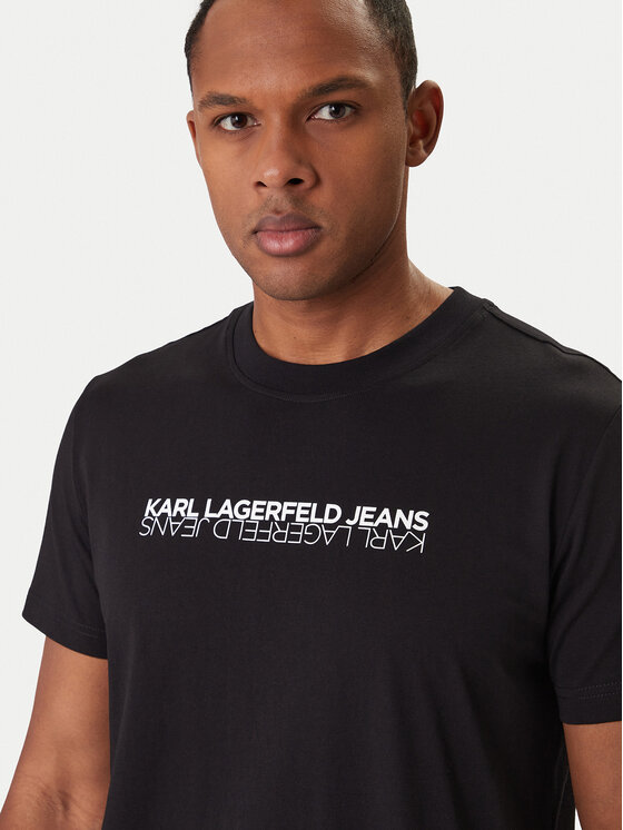 Karl Lagerfeld Jeans Karl Lagerfeld Jeans Camiseta B1M17063 Negro Regular Fit