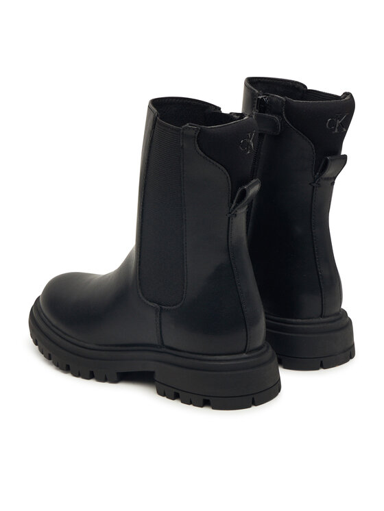 Calvin Klein Škornji Calvin Klein Chelsea Boot V3A5-83121-1464 D Črna