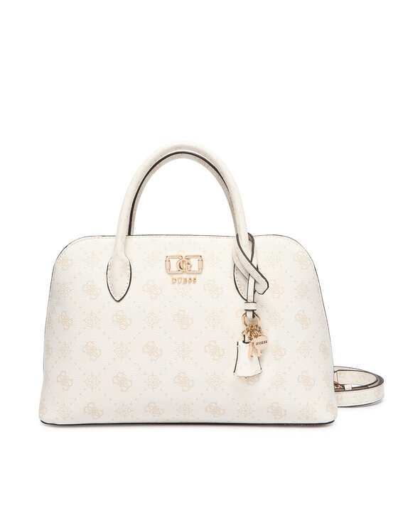 Guess Дамска чанта Guess Emelie Logo HWGP99 28060 Бял