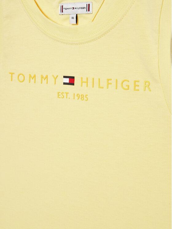 Tommy Hilfiger Tommy Hilfiger Marškinėliai Essential KG0KG07262 D Geltona Regular Fit